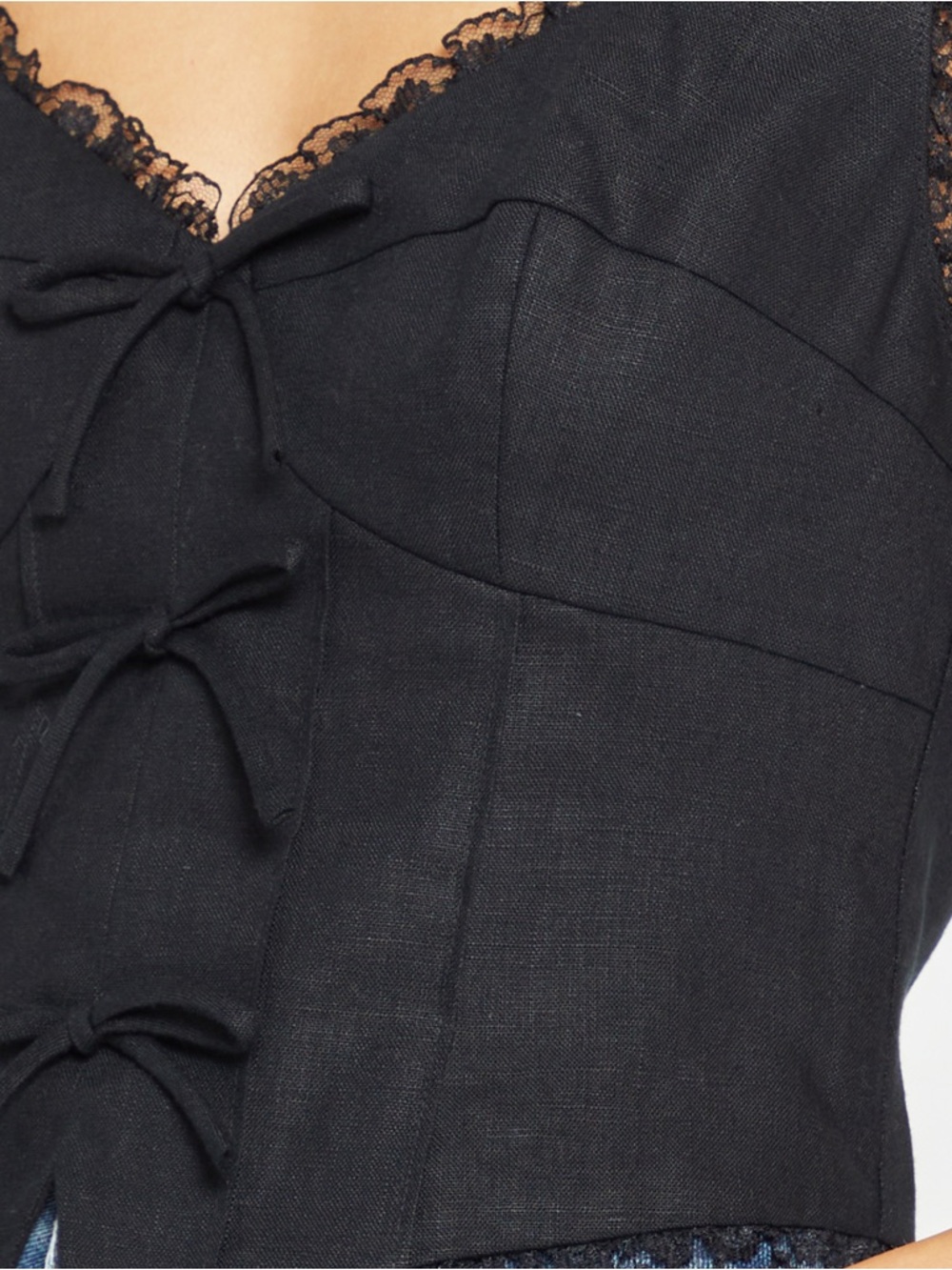 Kourt Giogia Linen Top - Picture 2 of 6